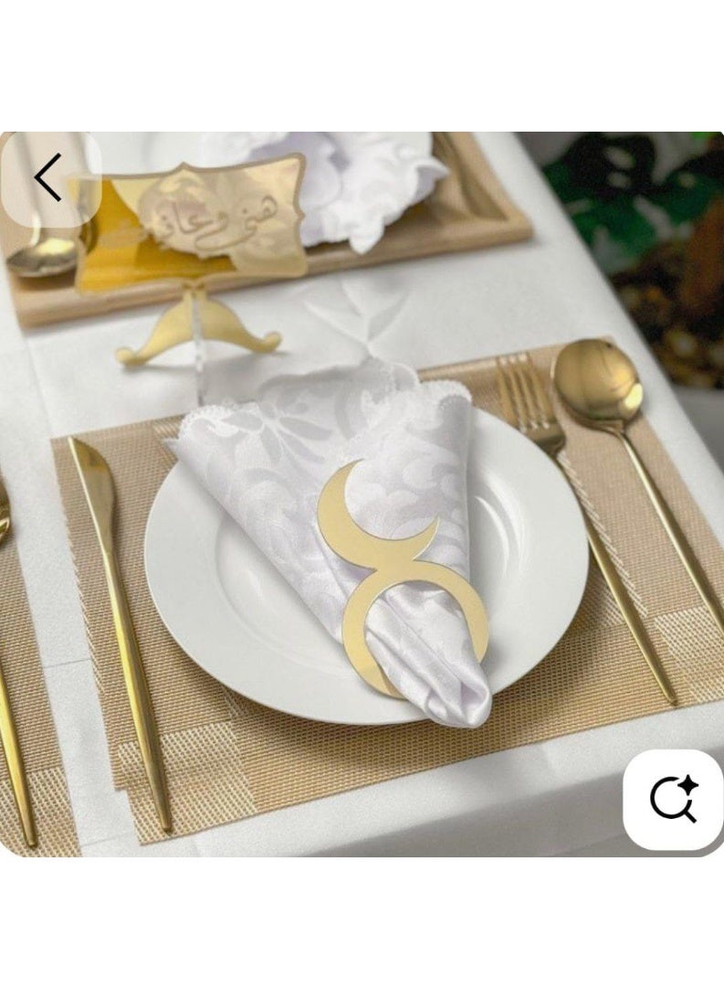 Ramadan Table Decor - Elegant Classic Design Napkin Holder - A Sophisticated Touch for Ramadan Gatherings - 2 Pieces - Image 1